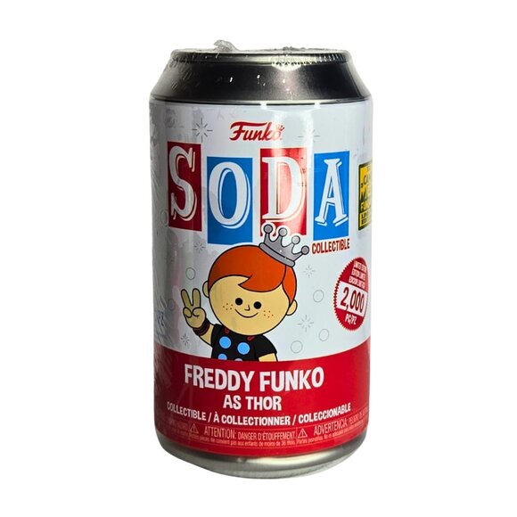 2023 Camp Fundays Soda: Freddy Funko as Thor LE 2000 marvel - Picture 3 of 3